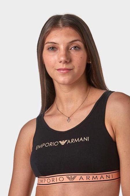 EMPORIO ARMANI Bralette Bra Svart