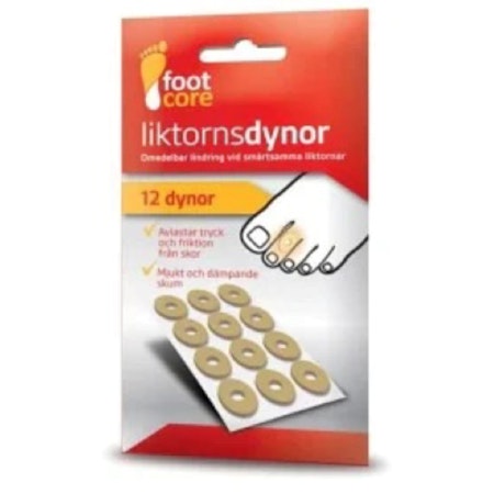 FOOTCORE Liktornsdynor 12 St