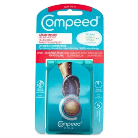 COMPEED Sport  Active Under Fötter 5 St