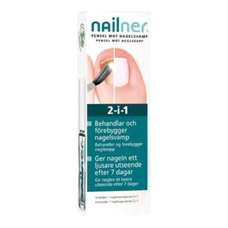 NAILNER Pensel 2 IN 1 Nagelsvampbehandling