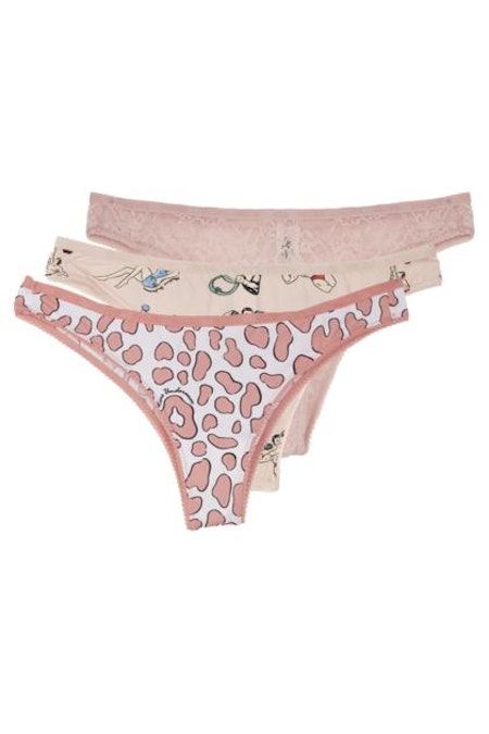 MOSCHINO Brasilianska Trosor 3 Pack Multi