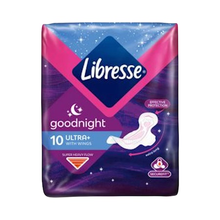 LIBRESSE Ultra Night Wing 10 St