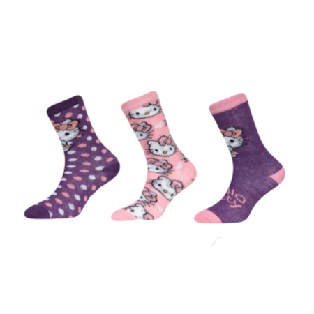 HELLO KITTY Långa Strumpor 3 Pack