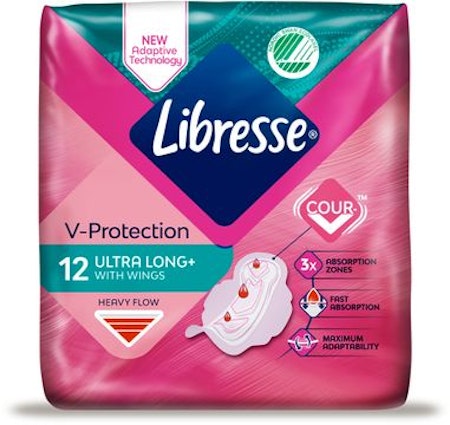 LIBRESSE Ultra Long With Wings 12 St