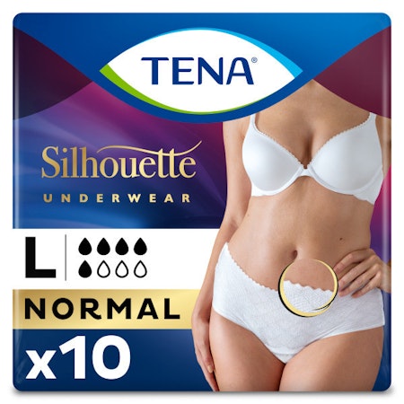 TENA Silhouette Discreet Normal L 10 St