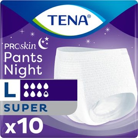 TENA Pants Night Super L 10 St