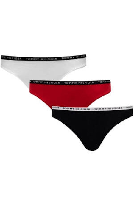 TOMMY HILFIGER Stringtrosor 3 Pack Multi