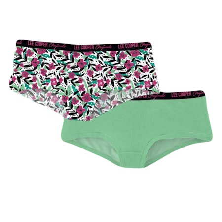 LEE COOPER Hipsters Trosor 2 Pack Grön