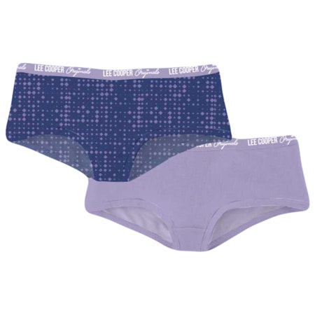 LEE COOPER Hipsters Trosor 2 Pack Lila