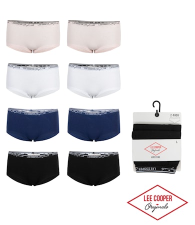 LEE COOPER Trosor 8 Pack Enfärgat