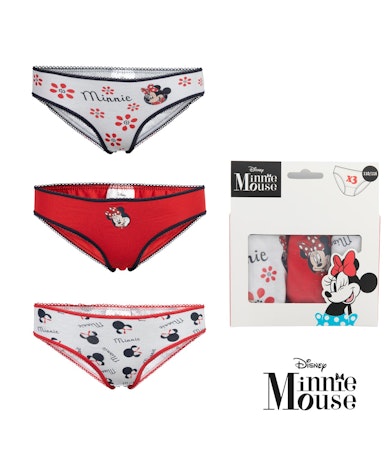 DISNEY Mickey & Minnie Trosor 3 Pack