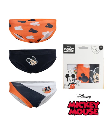 DISNEY Mickey & Minnie Kalsonger 3 Pack