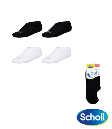 4 Par SCHOLL-FOOTIE Strumpor