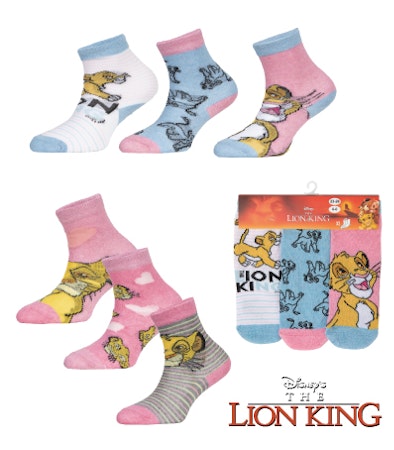 Disney The Lion King Strumpor 6 Pack
