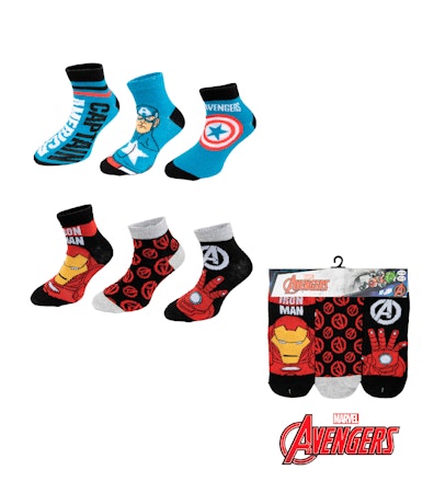 6 Pack Marvel Avengers Sneaker