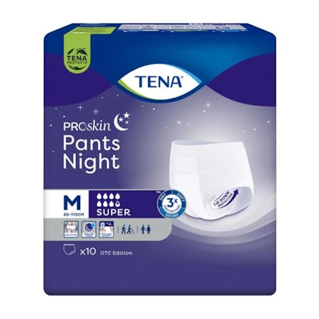 TENA Pants Night Super M 10 St