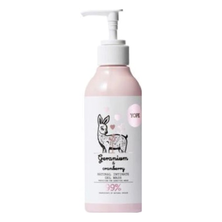 YOPE Natural Intimate Wash Geranium & Cranberry 300 ml
