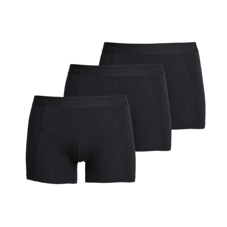 Bamboo Boxer TOPECO 3 Pack Svart