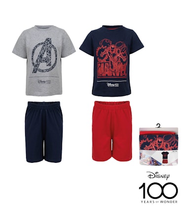 Pyjamas Kortärmad Med Shorts MARVEL AVENGERS 1 Pack