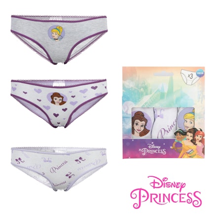 DISNEY PRINCESS Trosor 3 Pack