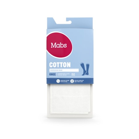 MABS Cotton Knee Vit S 1 Par