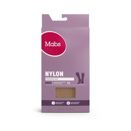 MABS Nylon Knee Tan L 1 Par