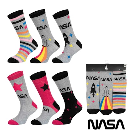 Långa Strumpor NASA 3 Pack