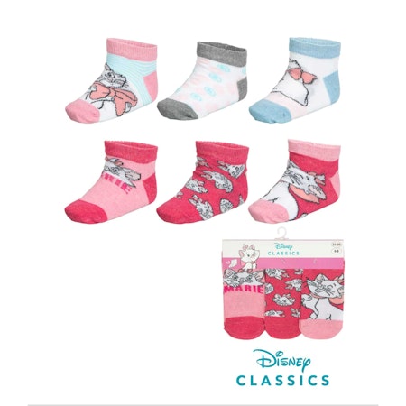 Låga Strumpor DISNEY ANIMALS 3 Pack