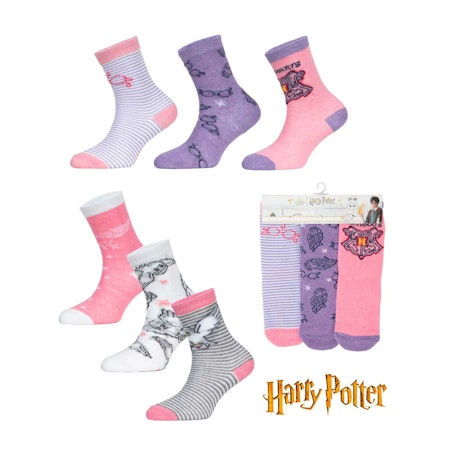HARRY POTTER Långa Strumpor 3 Pack