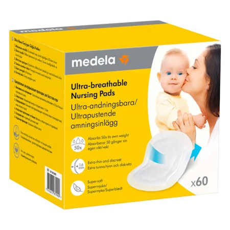 MEDELA Ultra-Andningsbara Amningsinlägg 60 St