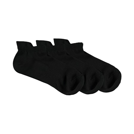 Unisex Low - Cut Sport Strumpor CROSSBOW 3 Pack Svart