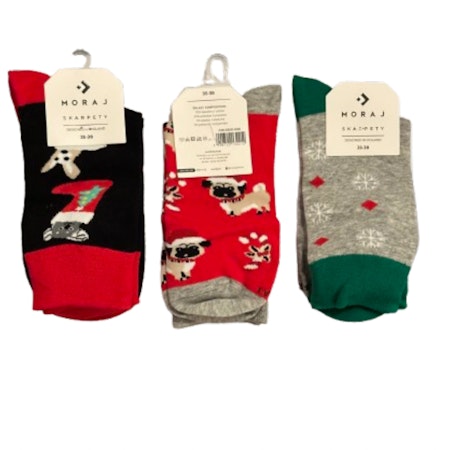 MORAJ Christmas Strumpor 3 Pack