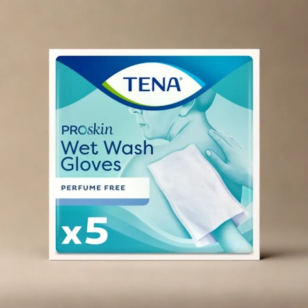 TENA Tvätthandske Oparfymerad 5 St
