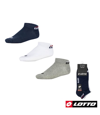 LOTTO Sneaker Socks 3 Pack Mix