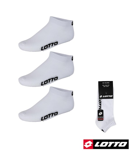 LOTTO Sneakerstrumpor 3 Par Vit