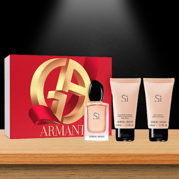 GIORGIO ARMANI Sì Presentset Eau de Parfum 50 ml + Body Lotion + Shower Gel