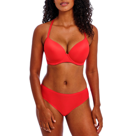 FREYA Undetected Brazilian Brief Chilli Red One Size