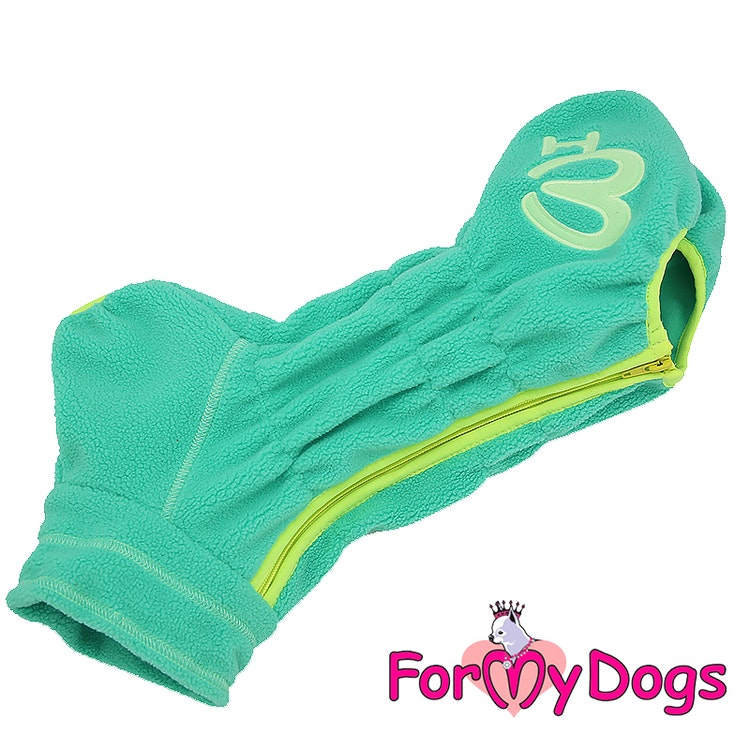 Suit Fleece Overall "Green" Tik "For My Dogs"