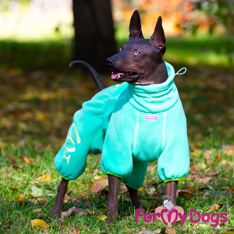 Suit Fleece Overall "Green" Tik "For My Dogs"