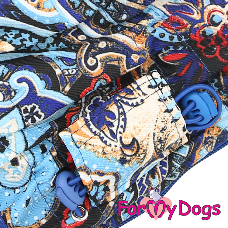 Varm Vinteroverall "Blue Pattern" Tik "For My Dogs"