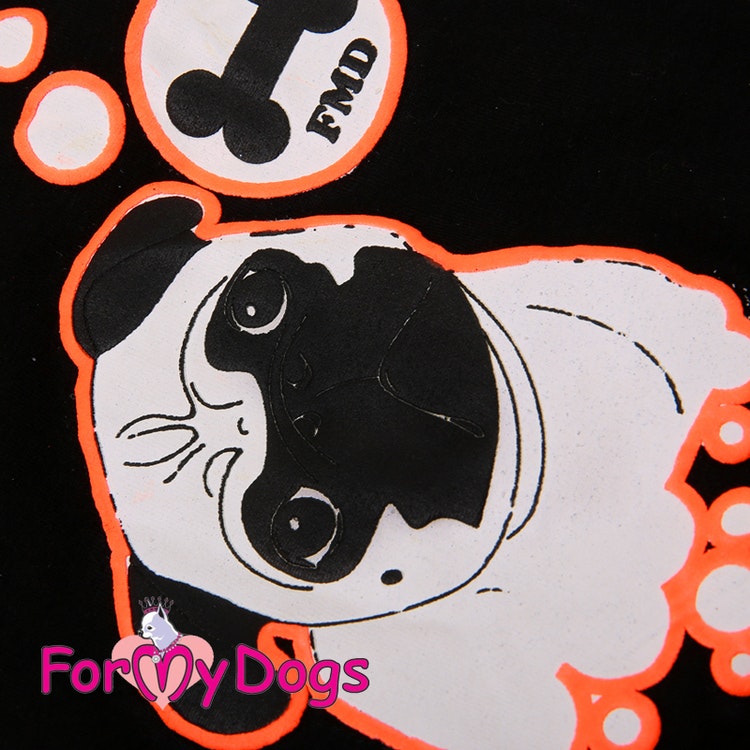 T-shirt Trikå "Orange" "For My Dogs" UNISEX