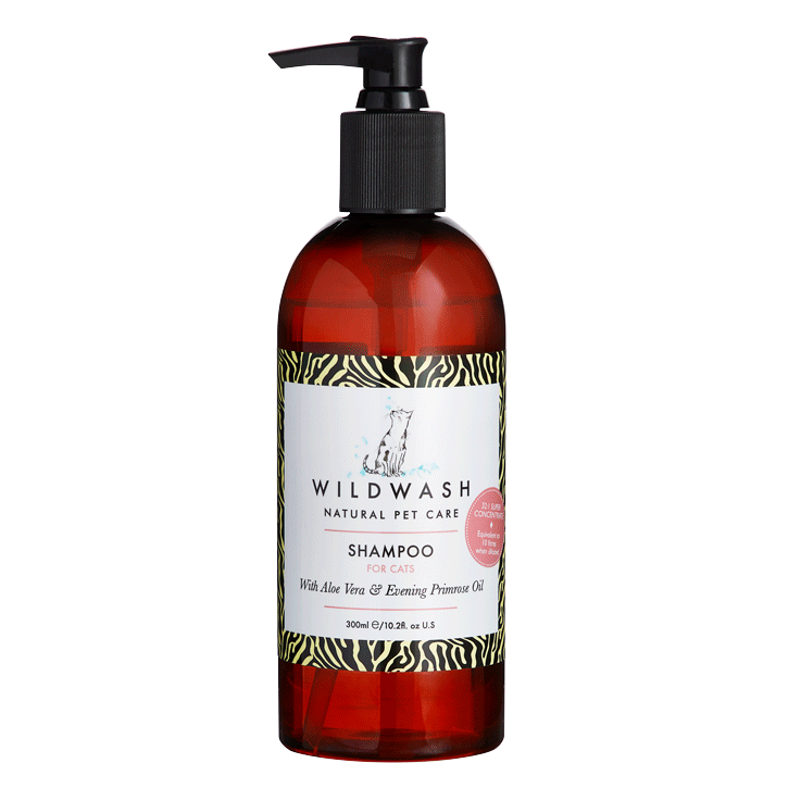 WILDWASH PRO Schampoo - "Cat" - Kattschampoo med Aloe Vera