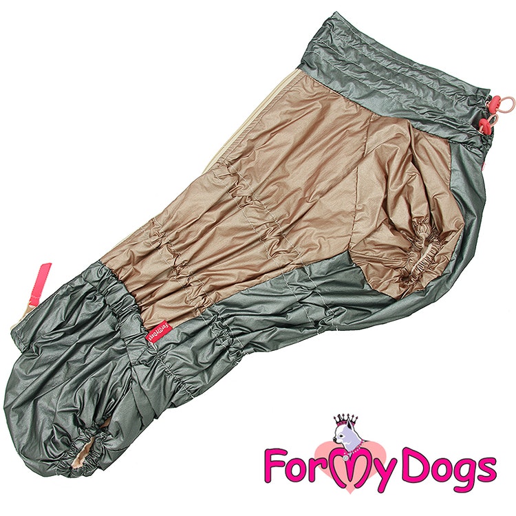 Varm Vinteroverall "Beige/Grå" Tik " For My Dogs"