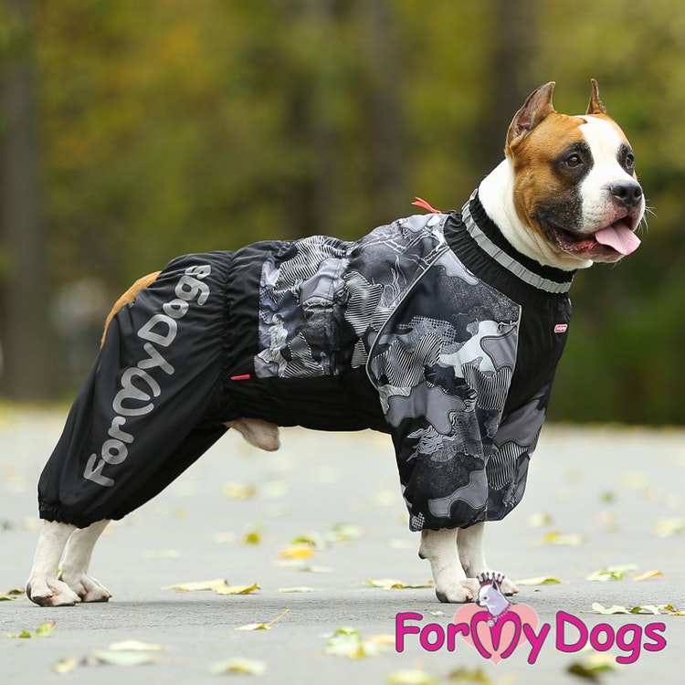 Vinteroverall "Svart Camo" Hane "For My Dogs"