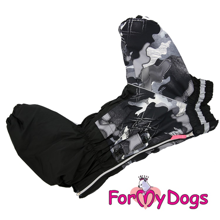 Vinteroverall "Svart Camo" Hane "For My Dogs"