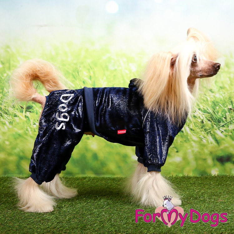 Mysdress pyjamas overall "Indigoglans" UNISEX "For My Dogs"