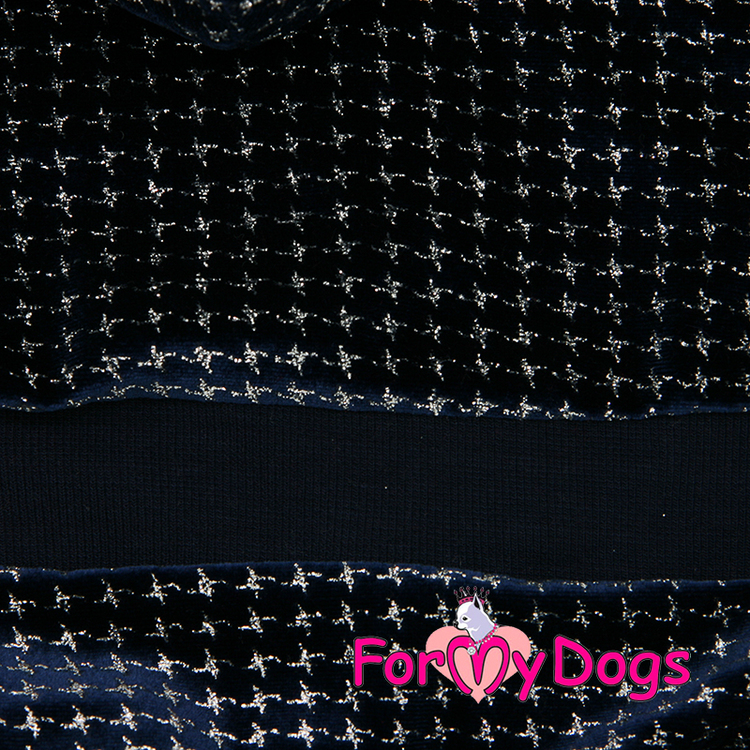 Varm Mysdress pyjamas overall "Blå Silver" UNISEX "For My Dogs"