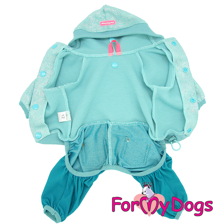 Suit Mysdress Pyjamas overall "Flashigt" Unisex "For My Dogs"