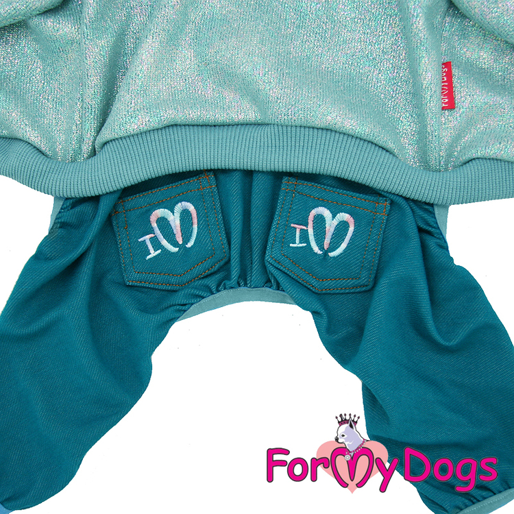 Suit Mysdress Pyjamas overall "Flashigt" Unisex "For My Dogs"