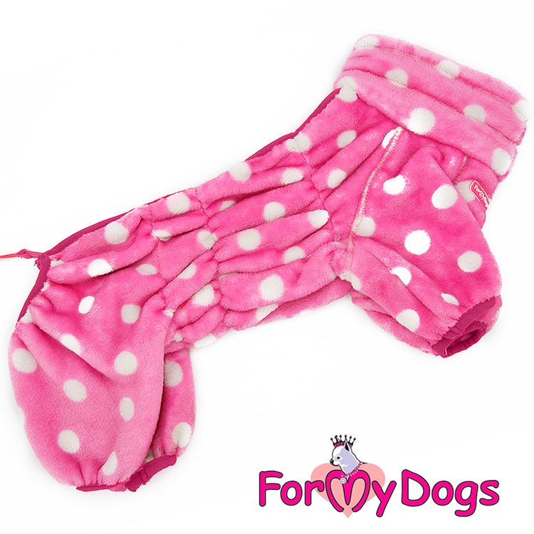 Varm pyjamas overall "Rosa Prick" Tik "For My Dogs"